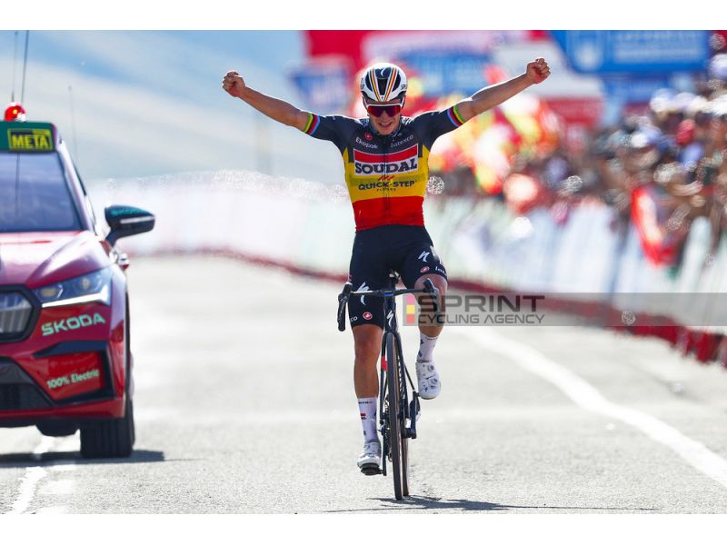 Remco Evenepoel Wins at the Top of Puerto de Belagua After Losing the Tour of Spain 2023